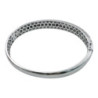 BRACELET OR 18CT 23.32GR DIAMANTS NOIR ET BLANC