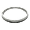 BRACELET OR 18CT 23.32GR DIAMANTS NOIR ET BLANC