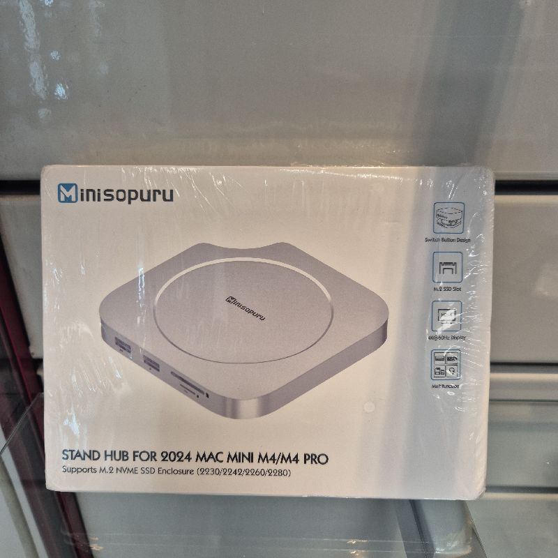 MINI SOPURU MAC MINI 2024 M4/M4 PRO STAND HUB MINI SOPURU MAC MINI 2024 M4/M4 PRO STAND HUB