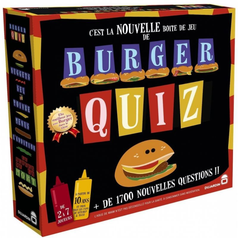 Jeu Burger Quiz Jeu Burger Quiz