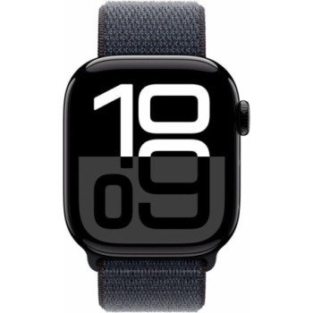 Apple Watch Series 10 GPS 42mm Jet Black Aluminium Case with Ink Sport Loop