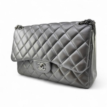 SAC CHANEL JUMBO SILVER 30