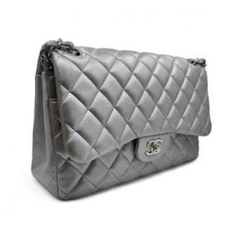 SAC CHANEL JUMBO SILVER 30
