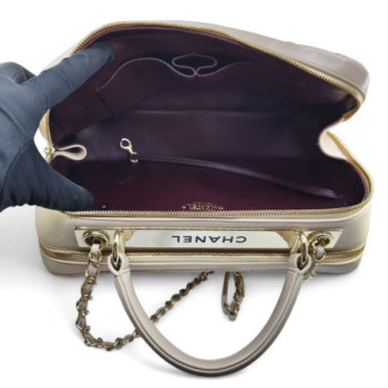 SAC CHANEL BOWLER BEIGE