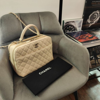 SAC CHANEL BOWLER BEIGE