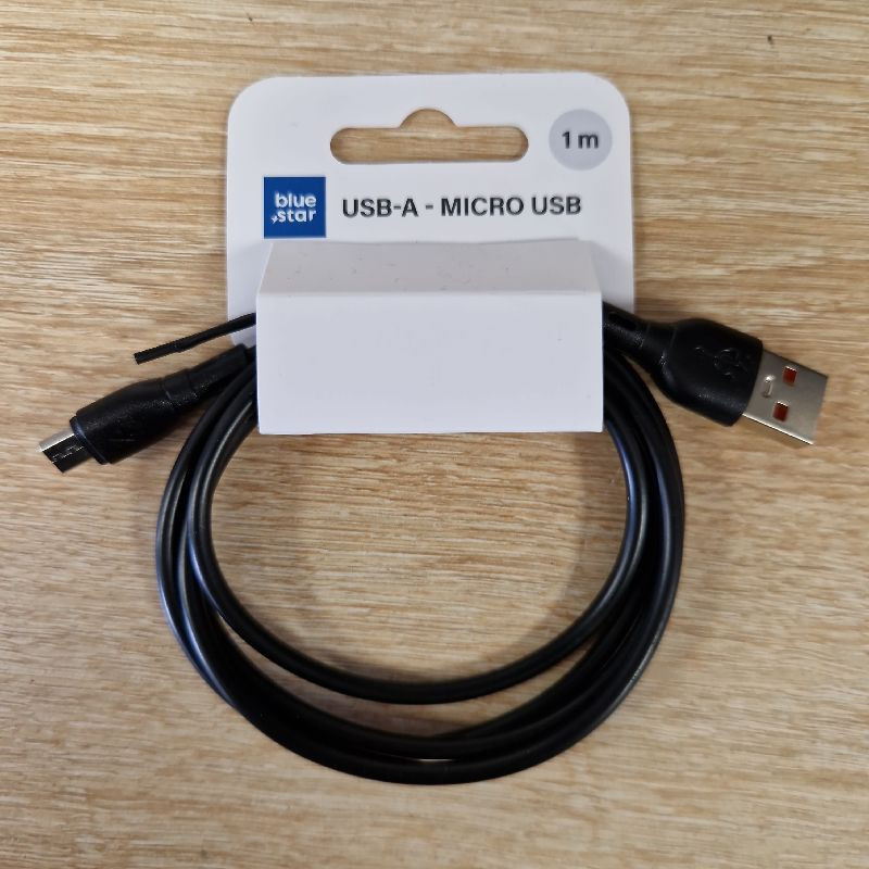 CABLE BLUE STAR USB A - MICRO USB  1M
