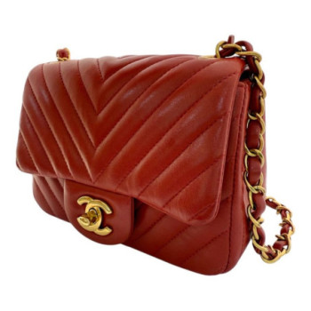 SAC CHANEL MINI TIMELESS ROUGE
