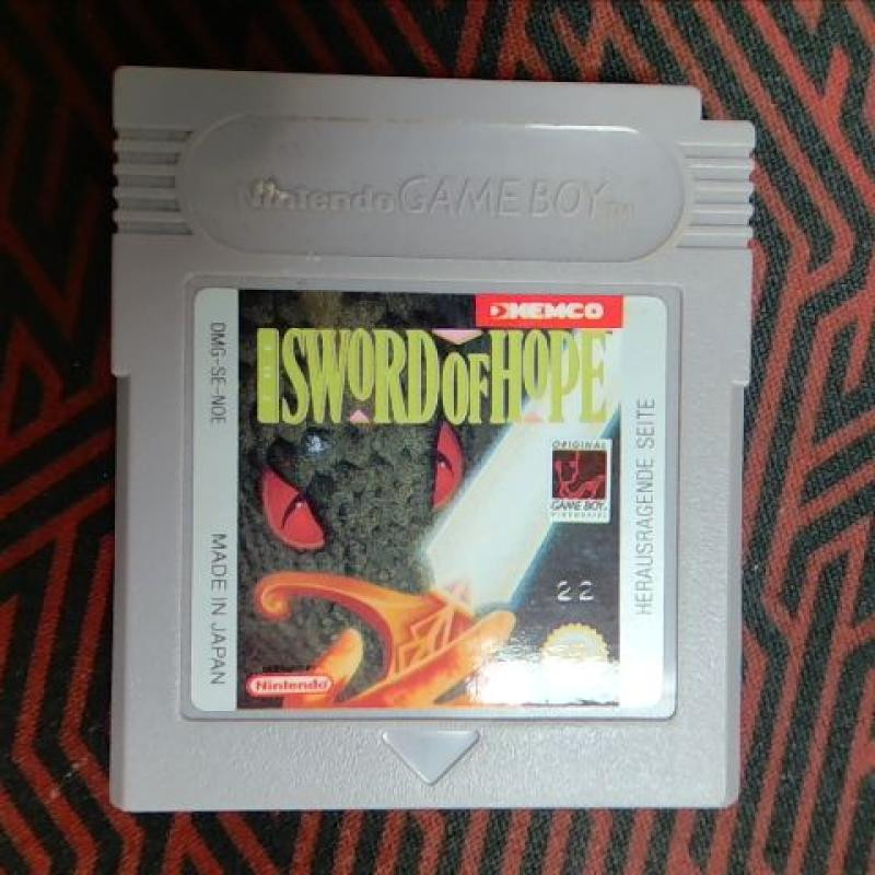THE SWORD OF HOPE GAMEBOY CARTOUCHE SEULE
