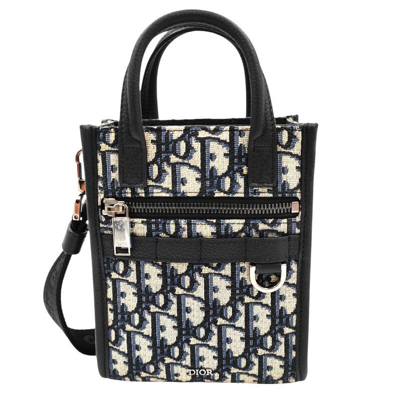 DIOR MINI SAFARI NORTH SOUTH JACQUARD