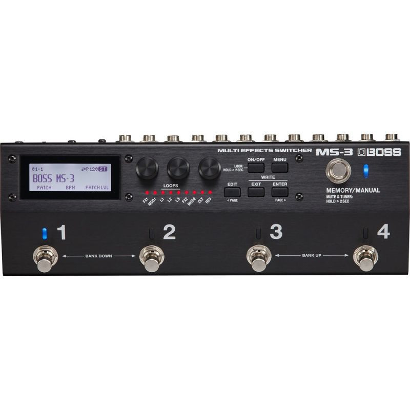 BOSS - 'MS-3' Multi Effects Switcher Guitar Pedal