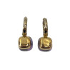 BOUCLES D'OREILLES POMELLATO NUDO AMETHYSTE ET DIAMANTS