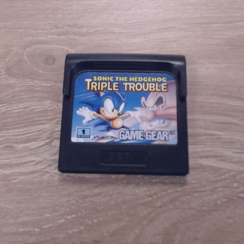 SONIC THE HEDGEHOG TRIPLE TROUBLE  - SEGA GAME GEAR