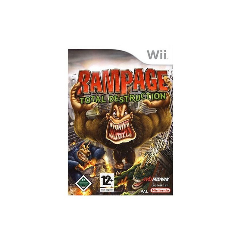RAMPAGE TOTAL DESTRUCTION NINTENDO WII