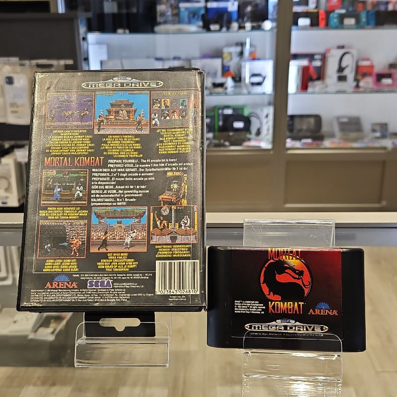 MORTAL KOMBAT MEGA DRIVE BOITE EN L ETAT SANS JACKET