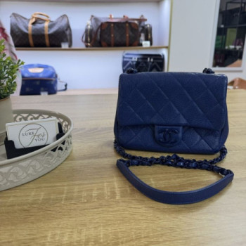 SAC CHANEL BLUE CAVIAR TINELESS CLASSIQUE