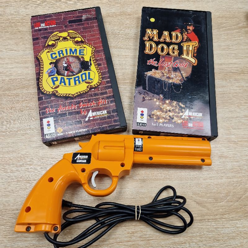 AMERICAN GUN + MAD DOG II + CRIME PATROL PANASONIC 3D0