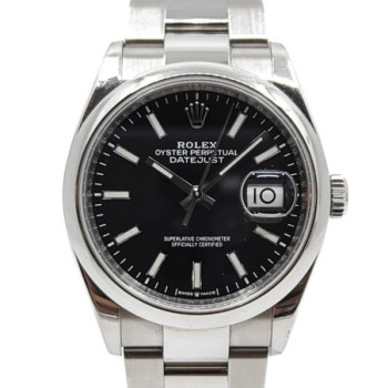 ROLEX DATEJUST 36 BLACK DIAL 126200