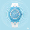 MAURICE LACROIX AIKON TIDE WHITE & BLUE QUARTZ 40MM