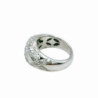 BAGUE OR BLANC 18K DTS 12.86GR T56