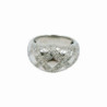 BAGUE OR BLANC 18K DTS 12.86GR T56