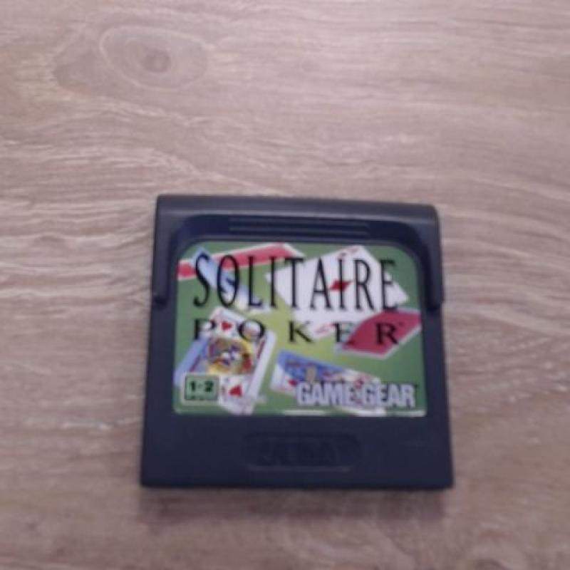 SOLITAIRE POKER - GAME GEAR