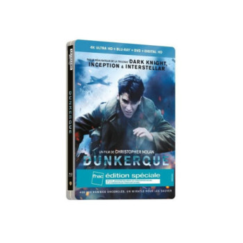 DUNKERQUE BLURAY 4K UHD STEELBOOK EDITION