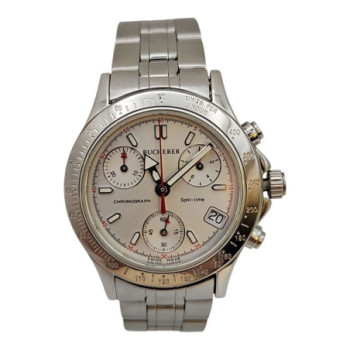 BUCHERER SPLIT-TIME QUARTZ 32 MM PETIT POIGNET