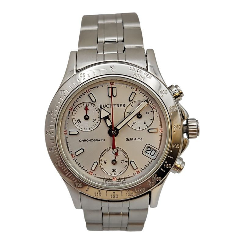 BUCHERER SPLIT-TIME QUARTZ 32 MM PETIT POIGNET
