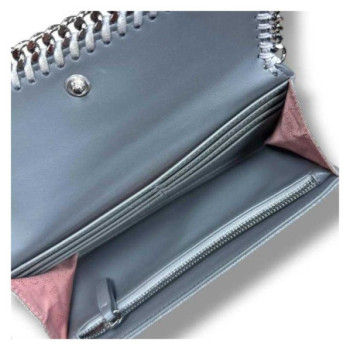 PORTEFEUILLE A RABAT FALABELLA STELLA MCCARTNEY GRIS