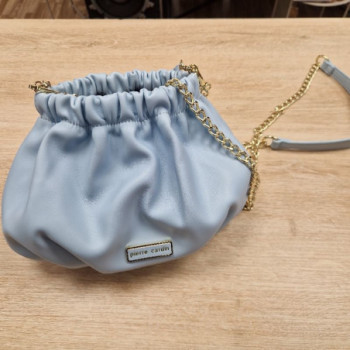 SAC PIERRE CARDIN BOURSE BLEU CLAIR