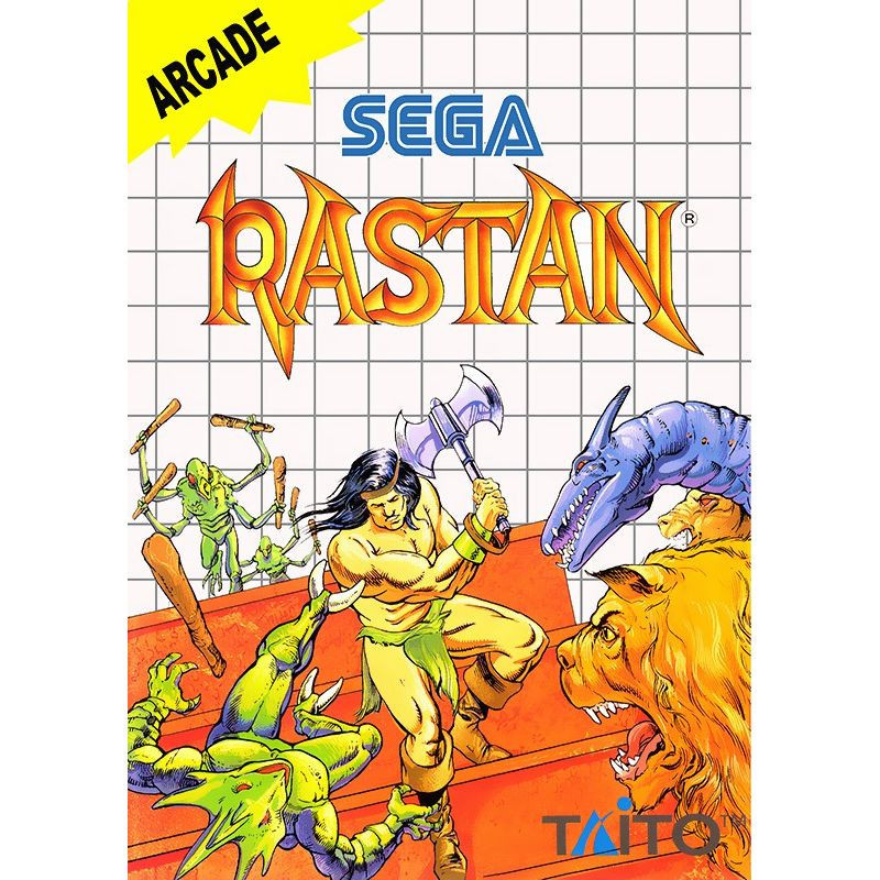 RASTAN SEGA MASTER SYSTEM BOITE