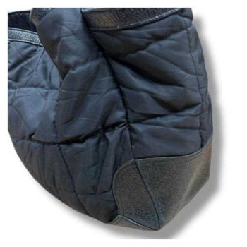 SAC PRADA NYLON CUIR NOIR