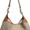 SAC GUCCI  A EPAULE FORMAT MAXI TOILE