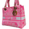 SAC LADY DIOR  ROSE D-LITE TOILE