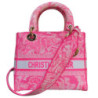 SAC LADY DIOR  ROSE D-LITE TOILE
