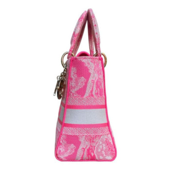 SAC LADY DIOR  ROSE D-LITE TOILE