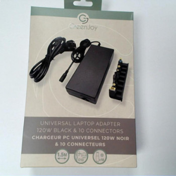CHARGEUR PC UNIVERSEL 120 10 CONNECTEURS