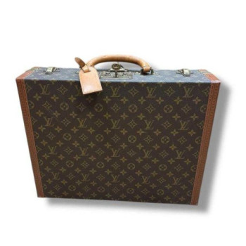 VALISETTE RIGIDE LOUIS VUITTON 44 X 34 MONO ANNEE 90 1 CLEF