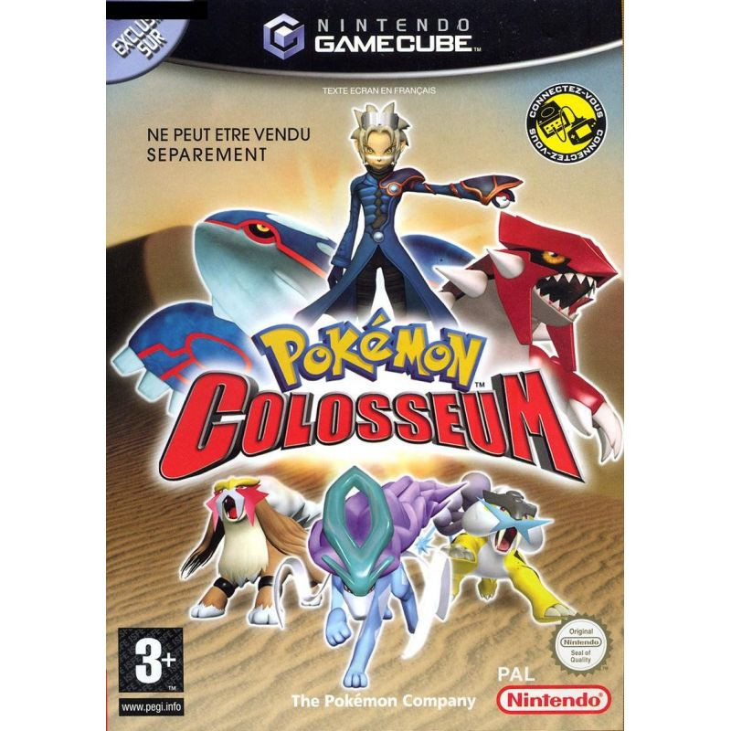 POKEMON COLOSSEUM - GAMECUBE (SANS CARTE MEMOIRE)
