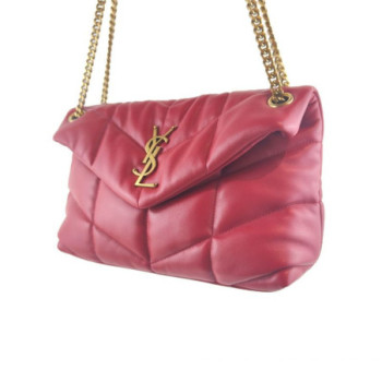 SAC A MAIN YVES SAINT LAURENT PUFFER SMALL ROUGE