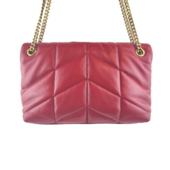 SAC A MAIN YVES SAINT LAURENT PUFFER SMALL ROUGE