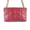 SAC A MAIN YVES SAINT LAURENT PUFFER SMALL ROUGE