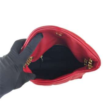 SAC A MAIN YVES SAINT LAURENT PUFFER SMALL ROUGE