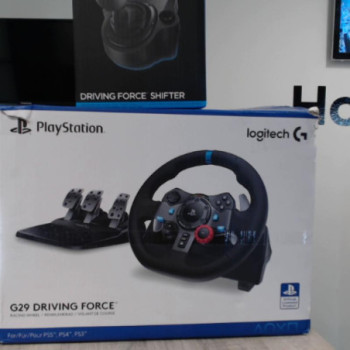 Logitech G29 Driving Force Race Wheel + Logitech G Driving Force Shifter Bundle PS3 PS4 PS5 PC