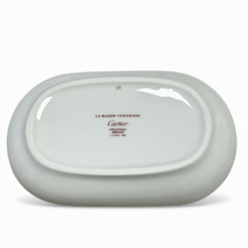VIDE POCHE CARTIER VENITIEN PORCELAINE DE LIMOGES