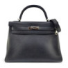 HERMES KELLY 32 RETOURNE TOGO NOIR