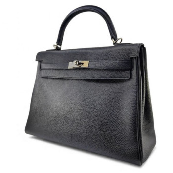 HERMES KELLY 32 RETOURNE TOGO NOIR