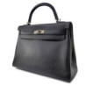 HERMES KELLY 32 RETOURNE TOGO NOIR