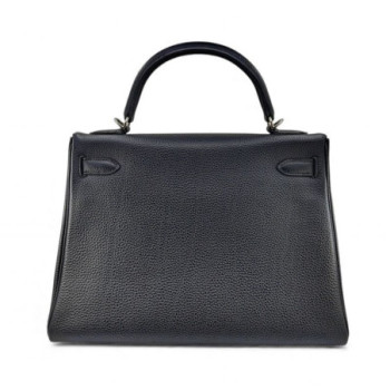 HERMES KELLY 32 RETOURNE TOGO NOIR