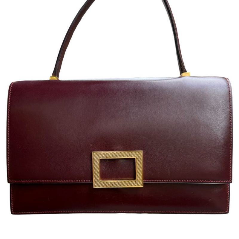 SAC HERMES  BOX BORDEAUX EGEE